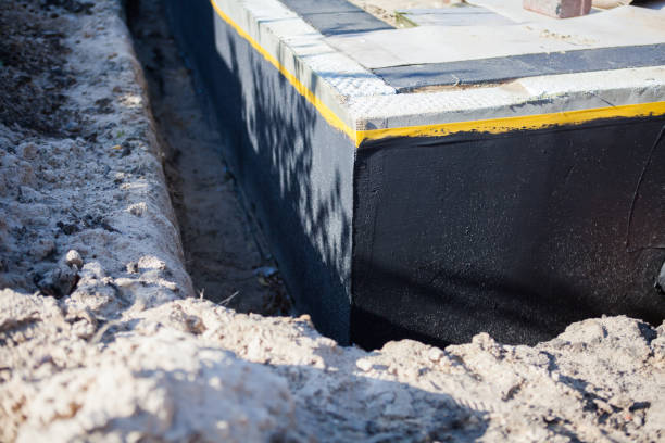 Residential Foundation Crack Repair installation at a Medina, NY home by SJ Waterproofing Pros